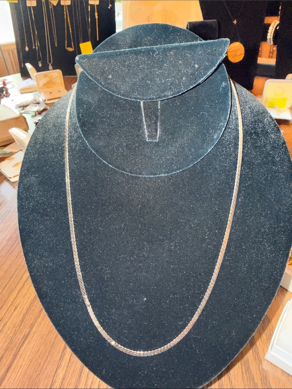 Classic Women’s FED Sterling Herringbone Rope Chain Necklace